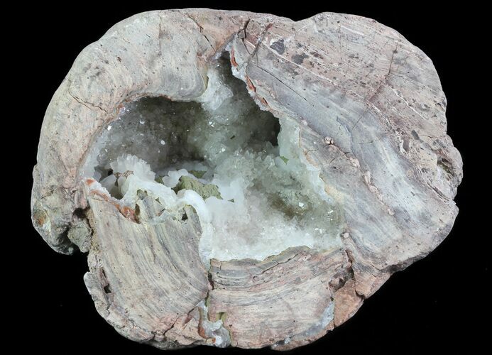 Crystal Filled Dugway Geode (Polished Half) #67478